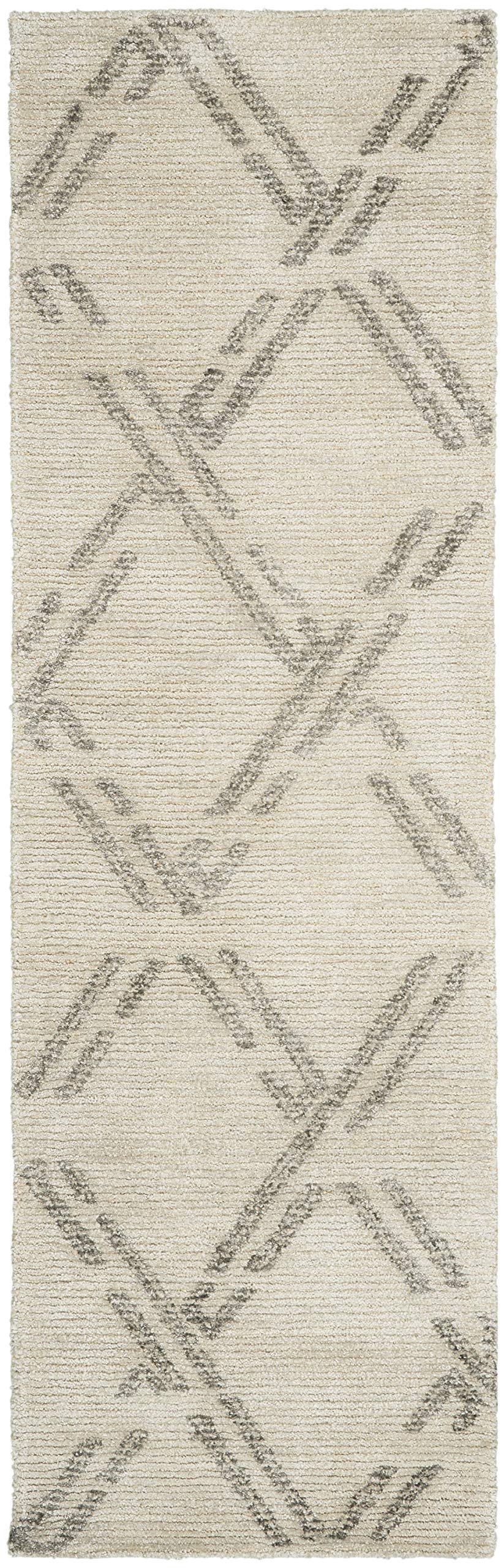 Nourison Venosa Modern Ivory/Grey 2'3