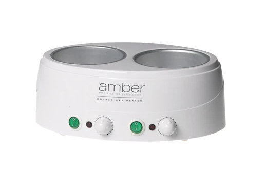 Premium Amber Double Wax Warmer for Hair Removal - Perfect for Home Spa, Salon & DIY Beauty Treatments
