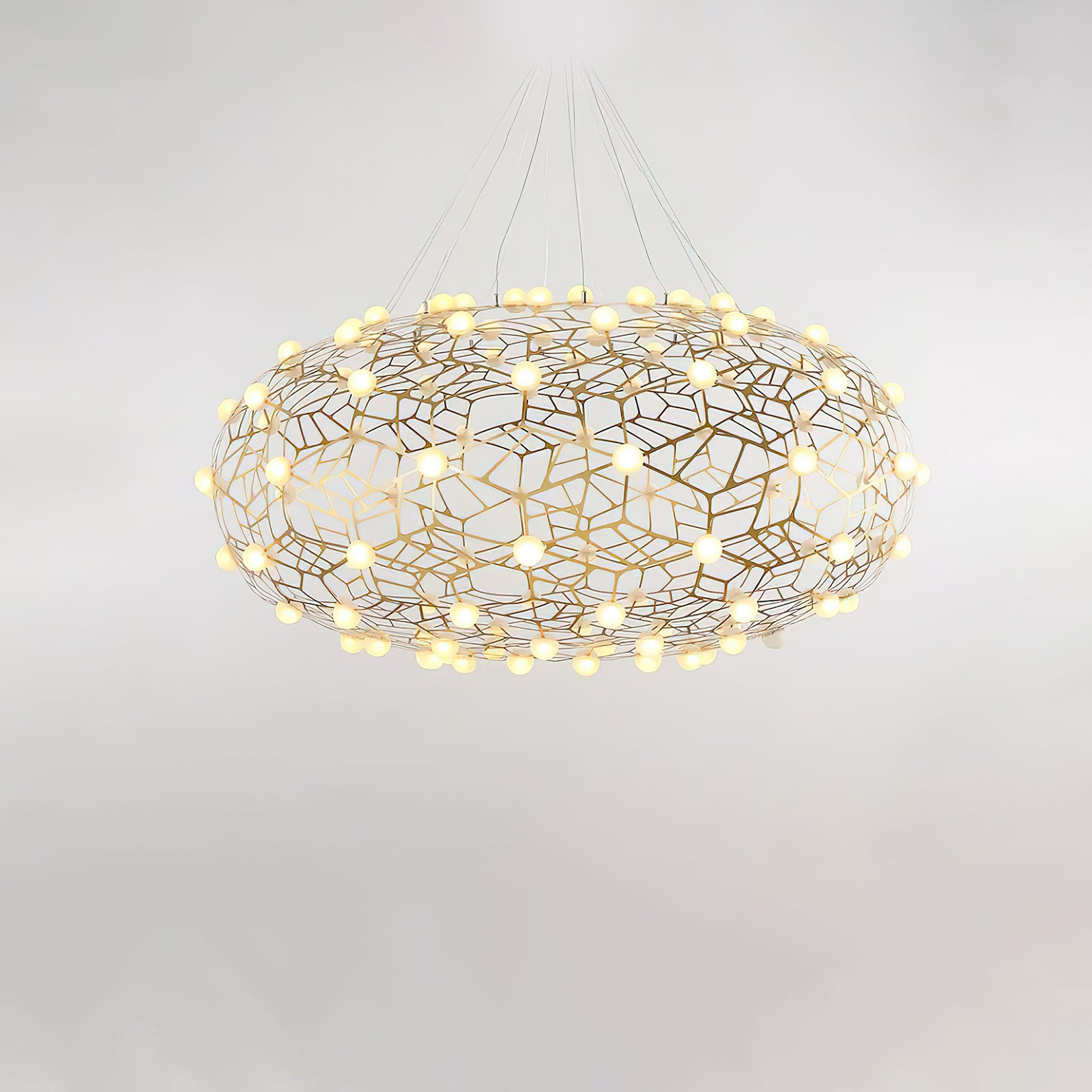 Exquisite Bird's Nest Chandelier - Elegant Crystal Ceiling Light Fixture for Dining Room, Bedroom & Living Room Decor | Perfect for Modern Home, Wedding & Luxury Interior Design