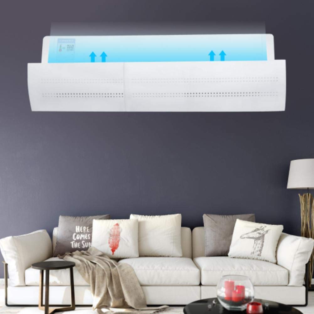 Air Conditioner Deflector - Adjustable Windproof Baffle for AC Vents, Retractable Anti-Direct Blow Design, Child-Safe & Waterproof | Perfect for Bedrooms, Nurseries & Offices