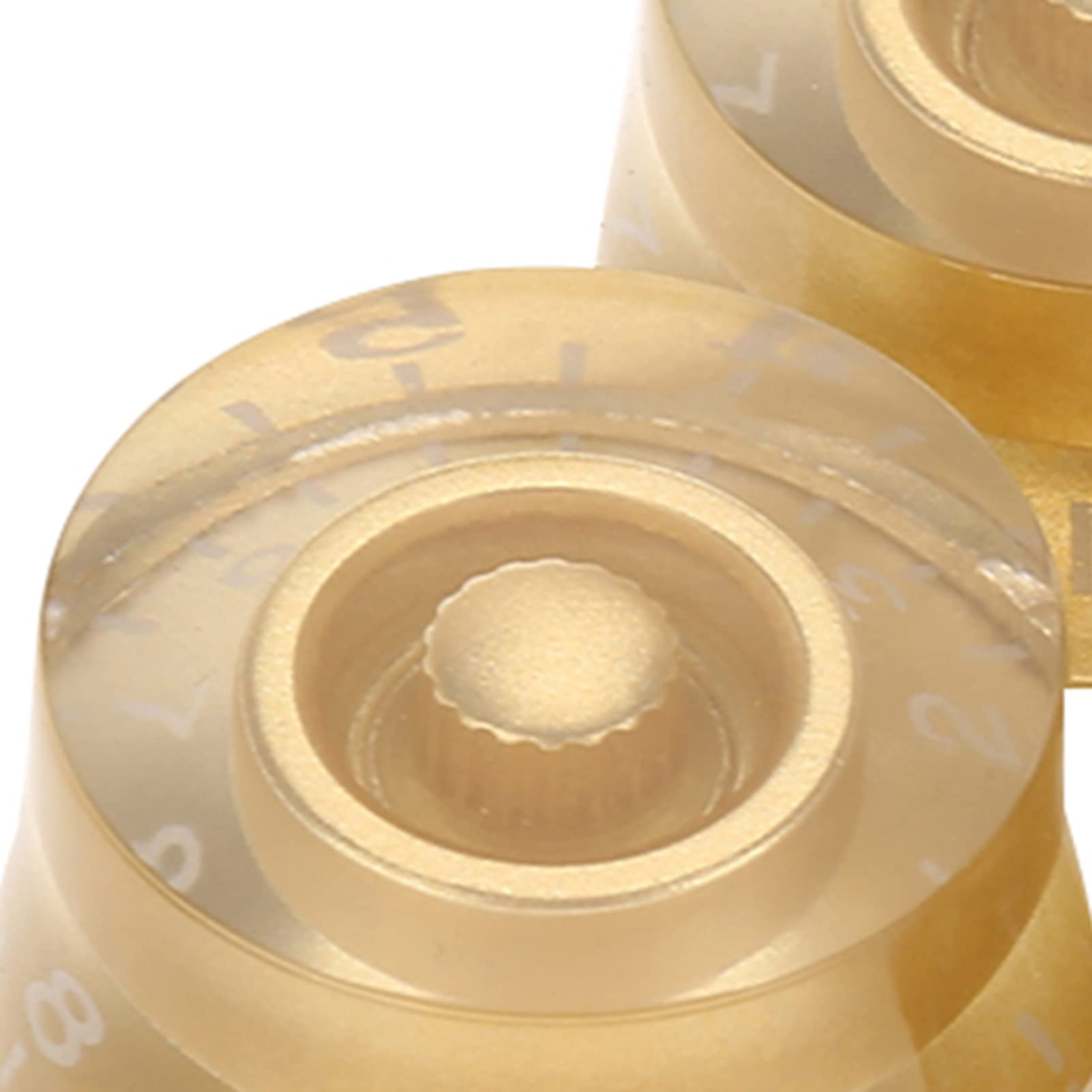 4pcs Gold Electric Guitar Knobs - Tone & Volume Control Replacement for Les Paul LP - Perfect for DIY Guitar Repair & Customization - Ideal for Musicians & Guitar Enthusiasts