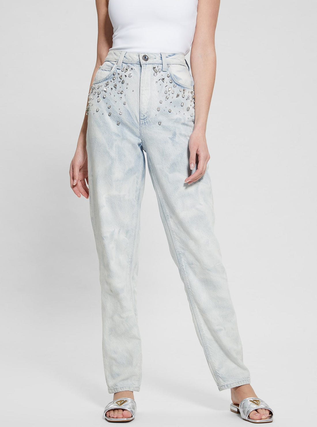 Best High Rise Mom Jeans for Women - Light Wash Vintage Denim Pants - Comfortable & Flattering Fit for Casual Wear, Date Night & Everyday Outfits