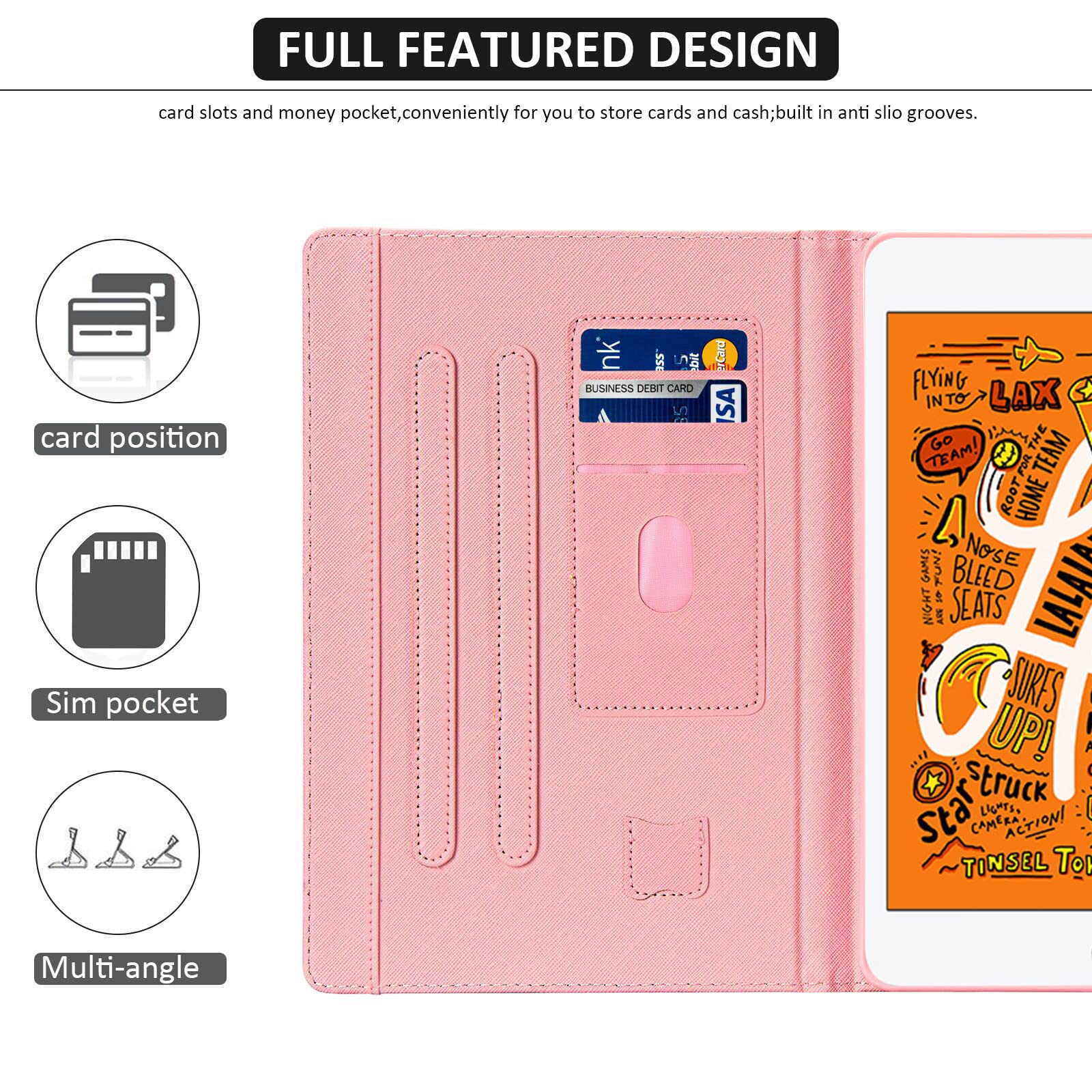 Dteck iPad Mini 5th/4th/3rd/2nd/1st Gen Case - 7.9