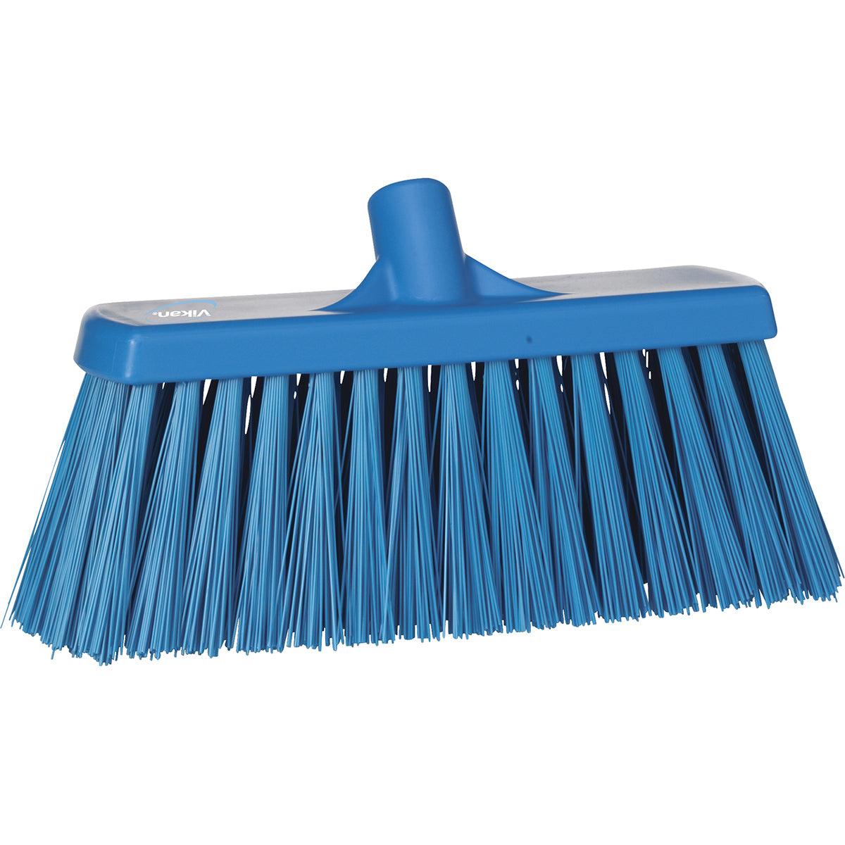 13 Vikan Heavy Duty Push Broom - Commercial Grade Cleaning Broom for Indoor/Outdoor Use - Durable Bristles for Sweeping Floors, Garages & Driveways