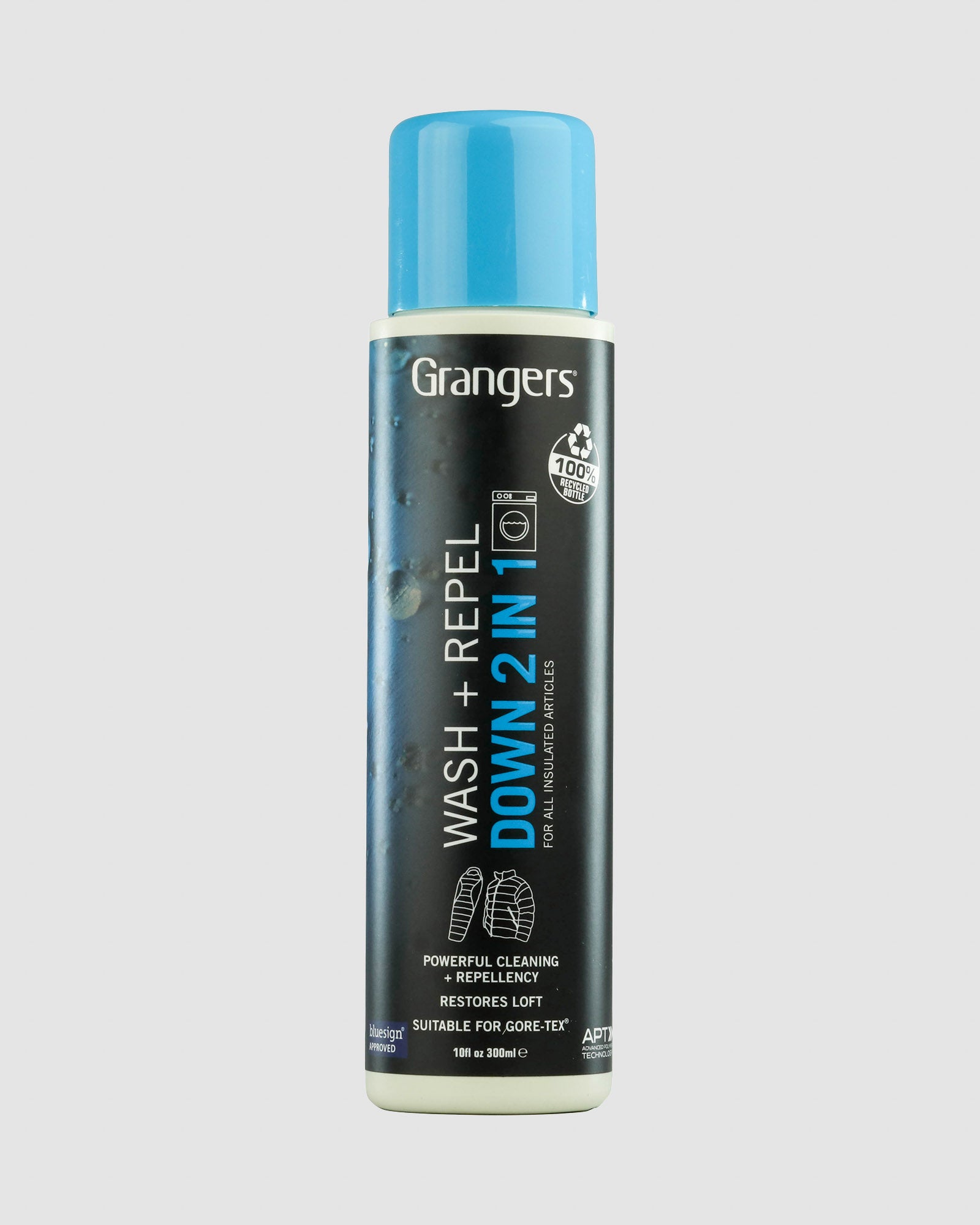 Grangers 2 in 1 Wash + Repel Waterproofing Solution for Outdoor Gear - Cleans & Restores Water Resistance for Jackets, Tents & Hiking Equipment