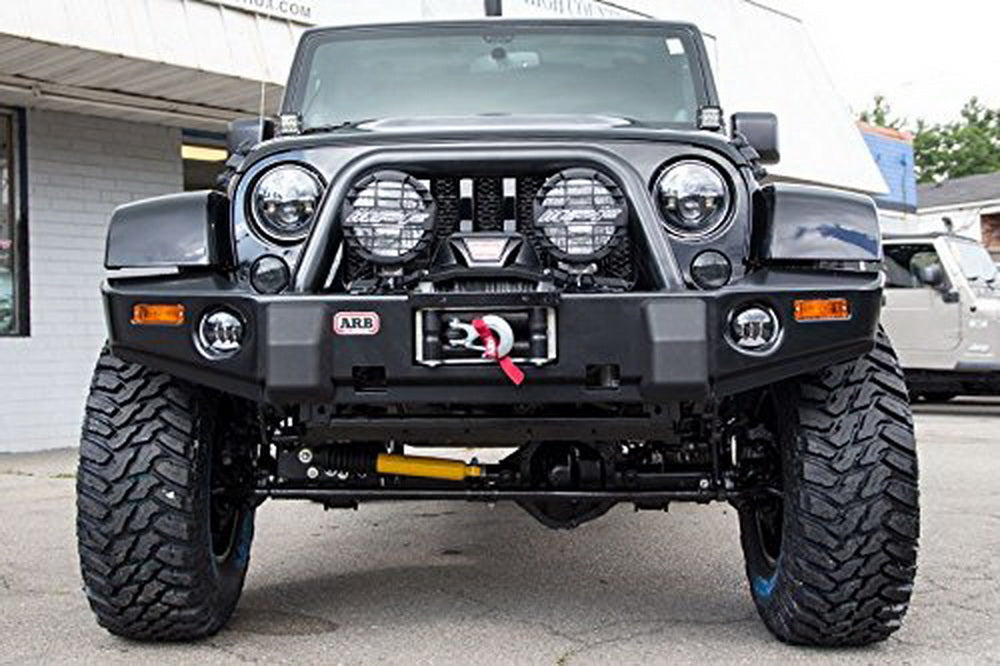 2-Pack LED Fog Light Conversion Wiring Harness Adapter for 2007-2009 Jeep Wrangler JK - Waterproof Connector Plug & Play Installation (Perfect for Off-Roading & Night Driving)