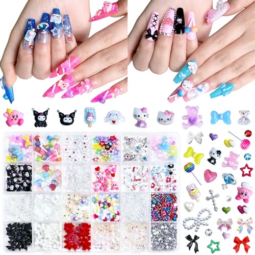 07 Assorted Cartoon Nail Charms