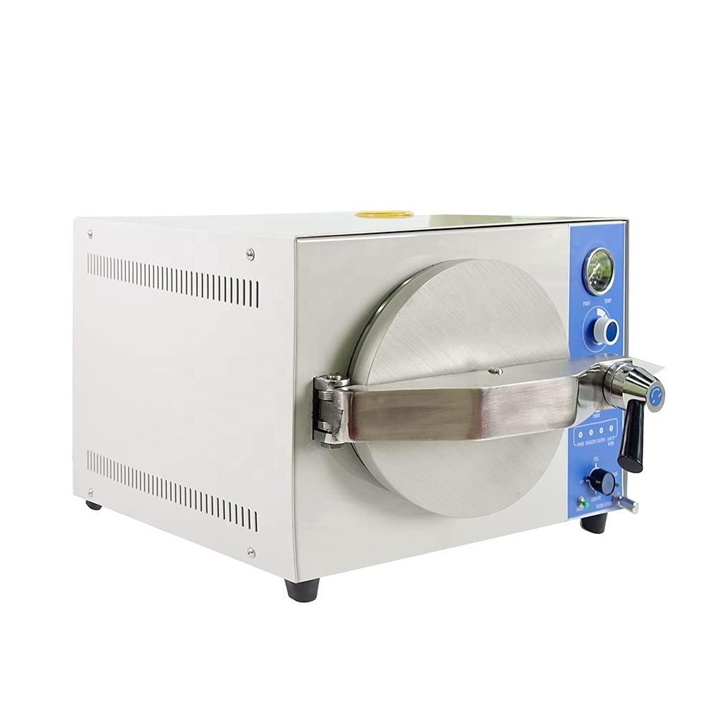 20L Table Top Steam Sterilizer Autoclave Machine for Laboratory Use - Perfect for Medical, Dental, and Tattoo Equipment Sterilization