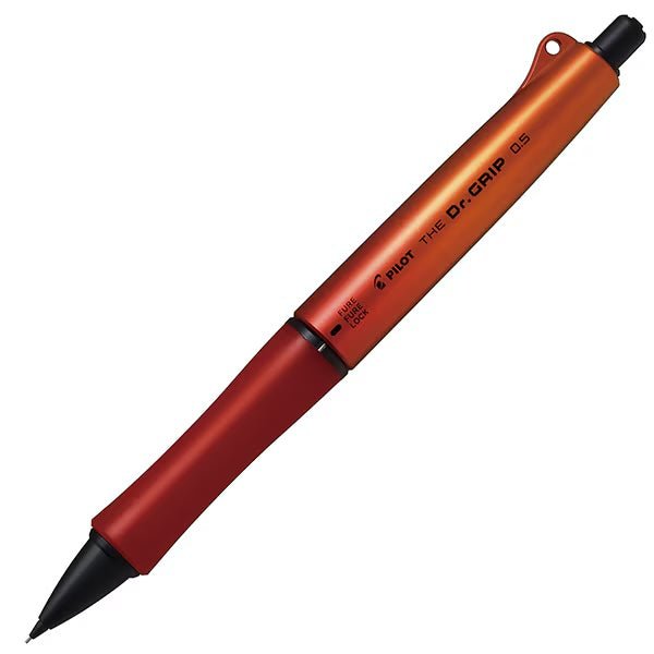 Pilot Dr. Grip Black Accent Mechanical Pencil - 0.5mm Comfort Grip for Writing, Drawing & Note Taking - Ergonomic Design Reduces Hand Fatigue - Perfect for Students, Artists & Office Work