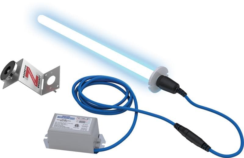 Fresh Aire Blue Tube TUV BTER2 UV Light Air Purifier - Eliminates Germs, Mold & Odors - Ideal for Home, Office & HVAC Systems