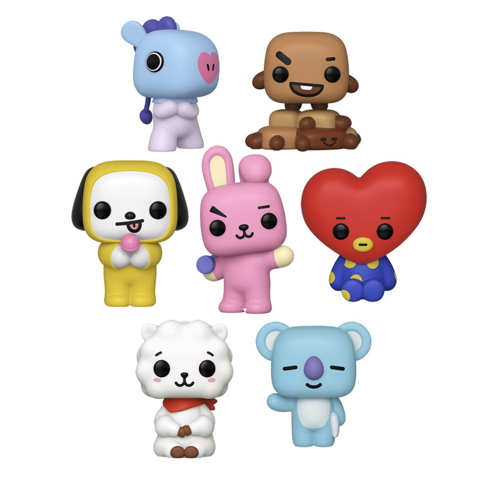 BTS Rocks Pop! Vinyl Figure BT21 7-Pack Set - Barnes & Noble Exclusive Collectible for K-Pop Fans, Home Decor & Gift Idea for BTS Lovers