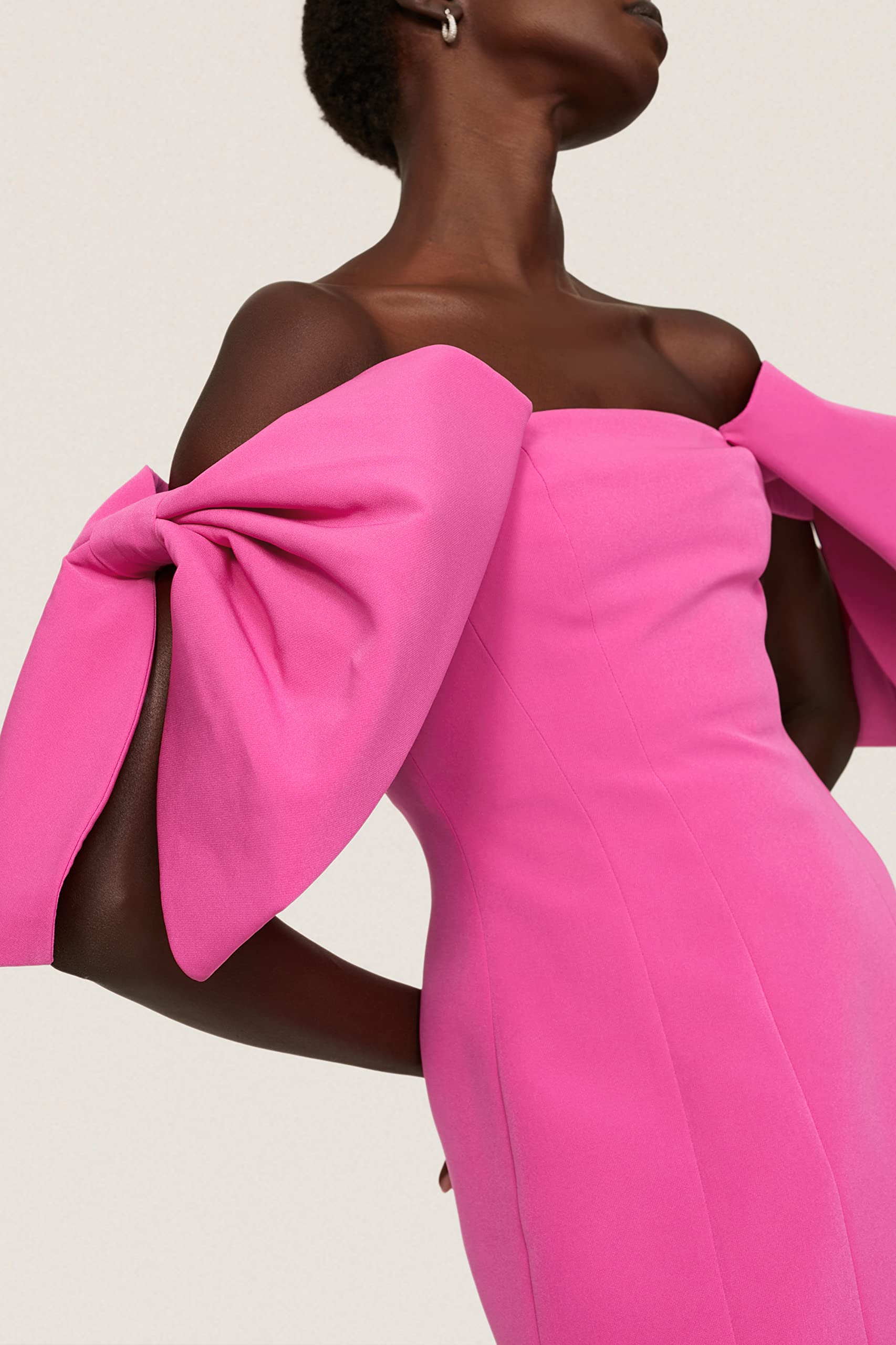 RTR Design Collective Bow Sleeve Mini Dress - Elegant Women's Party Cocktail Dress for Evening Events, Weddings & Date Nights