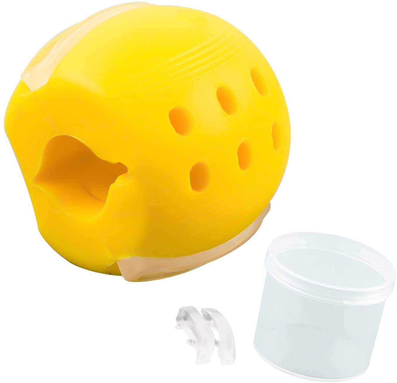 Yagviz Jawline Exerciser with Bite Strips - Face & Neck Trainer for Defined Jawline, Slimmer Face & Youthful Look - Reduce Stress & Cravings - Perfect for Home Workouts, Office Breaks & Travel Fitness