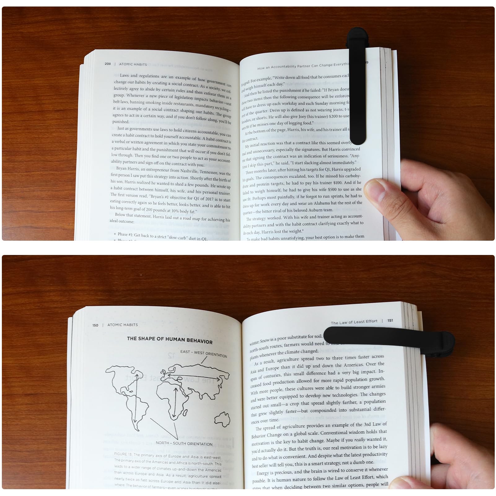 SMUK 3-Piece Automatic Silicone Bookmark Set - Cute & Unique Reading Accessories for Women, Men, Kids & Book Lovers - Perfect Gift for Readers & Bookworms - Ideal for Novels, Textbooks, Journals & Bible Study