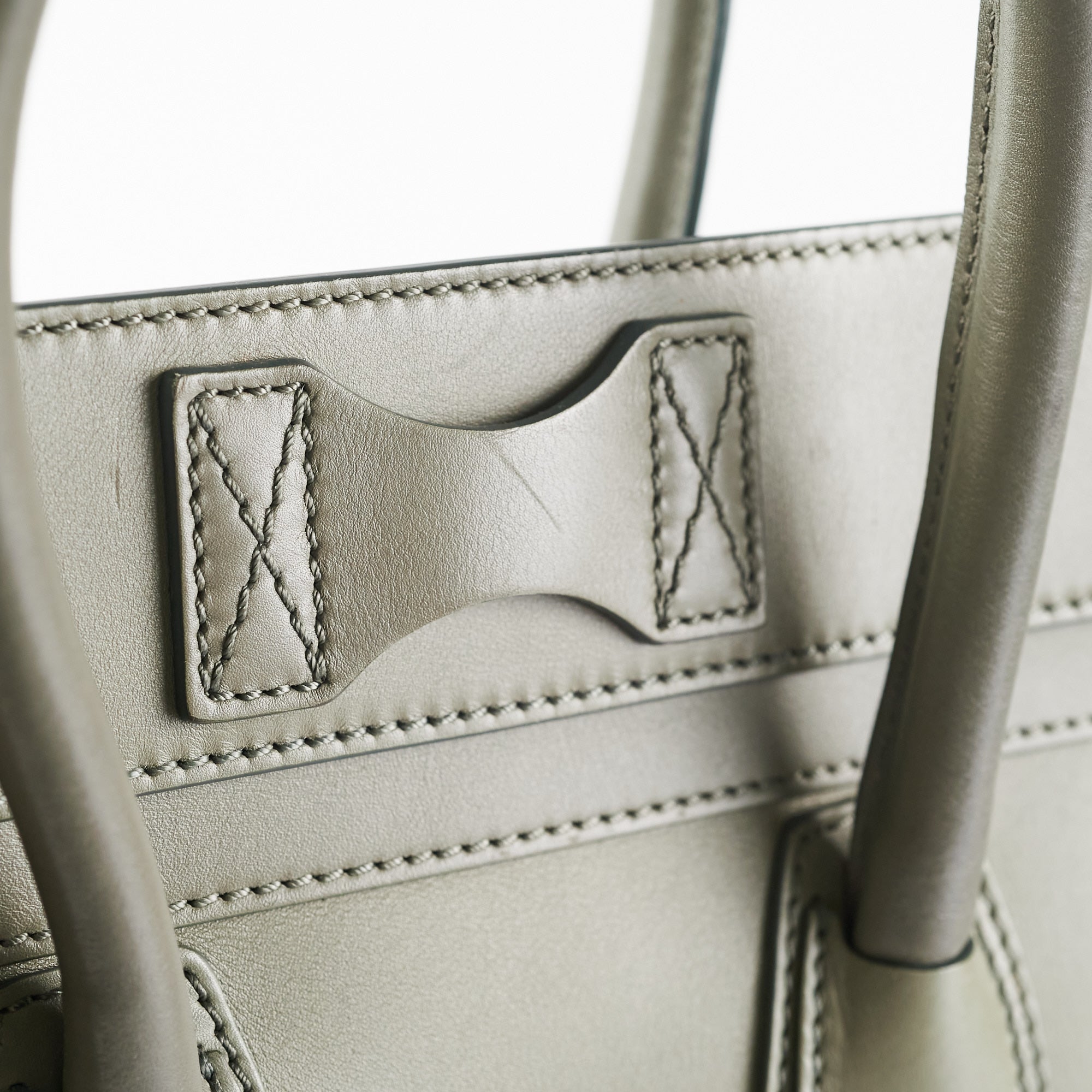 Celine Mini Luggage Bag in Grey - Stylish & Compact Handbag for Women | Perfect for Travel, Work & Everyday Use