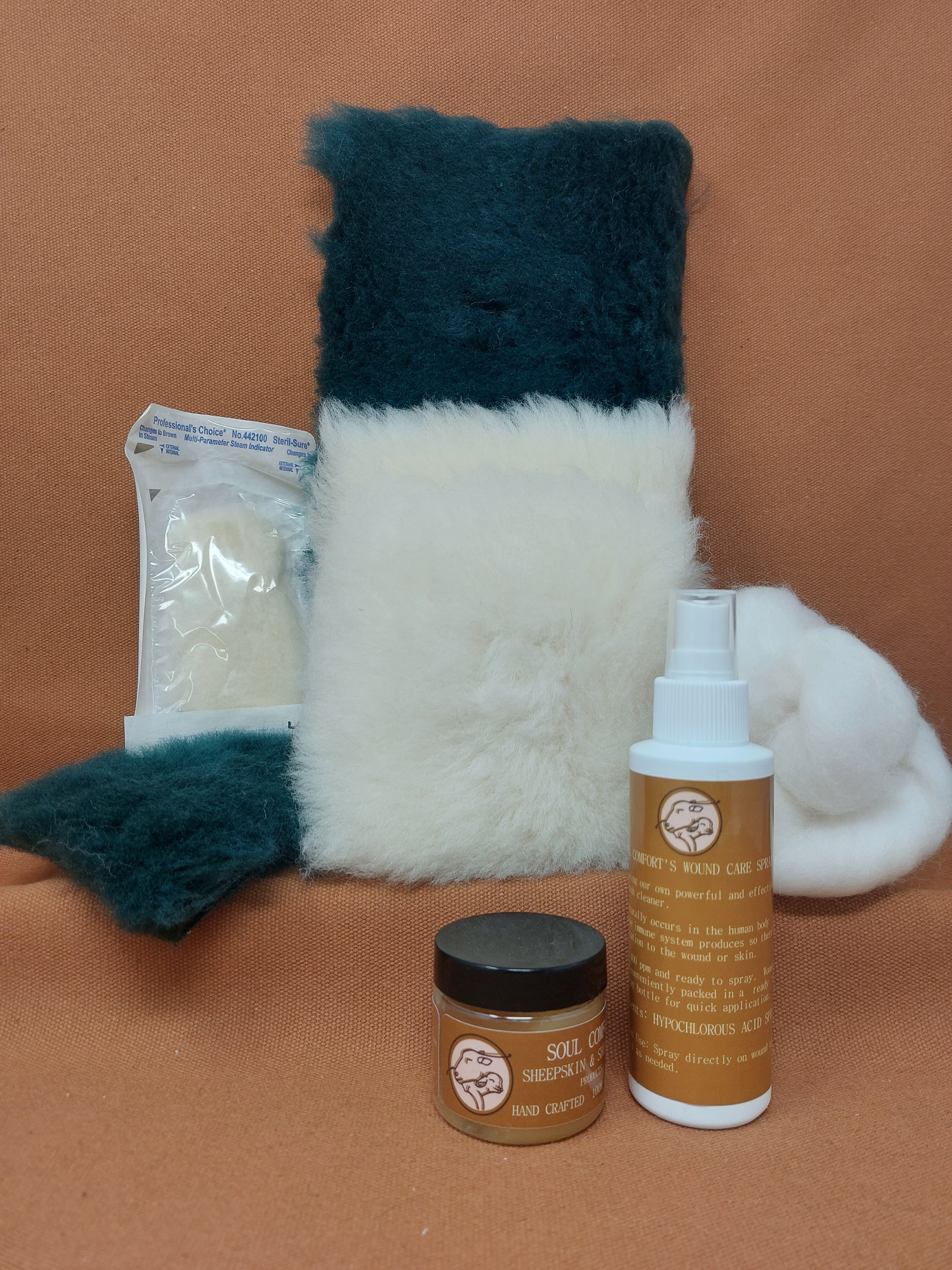 Premium Coccyx Wound Care Kit - Medical-Grade Cushion & Healing Supplies for Tailbone Injuries, Pressure Sores & Post-Surgery Recovery - Home & Hospital Use