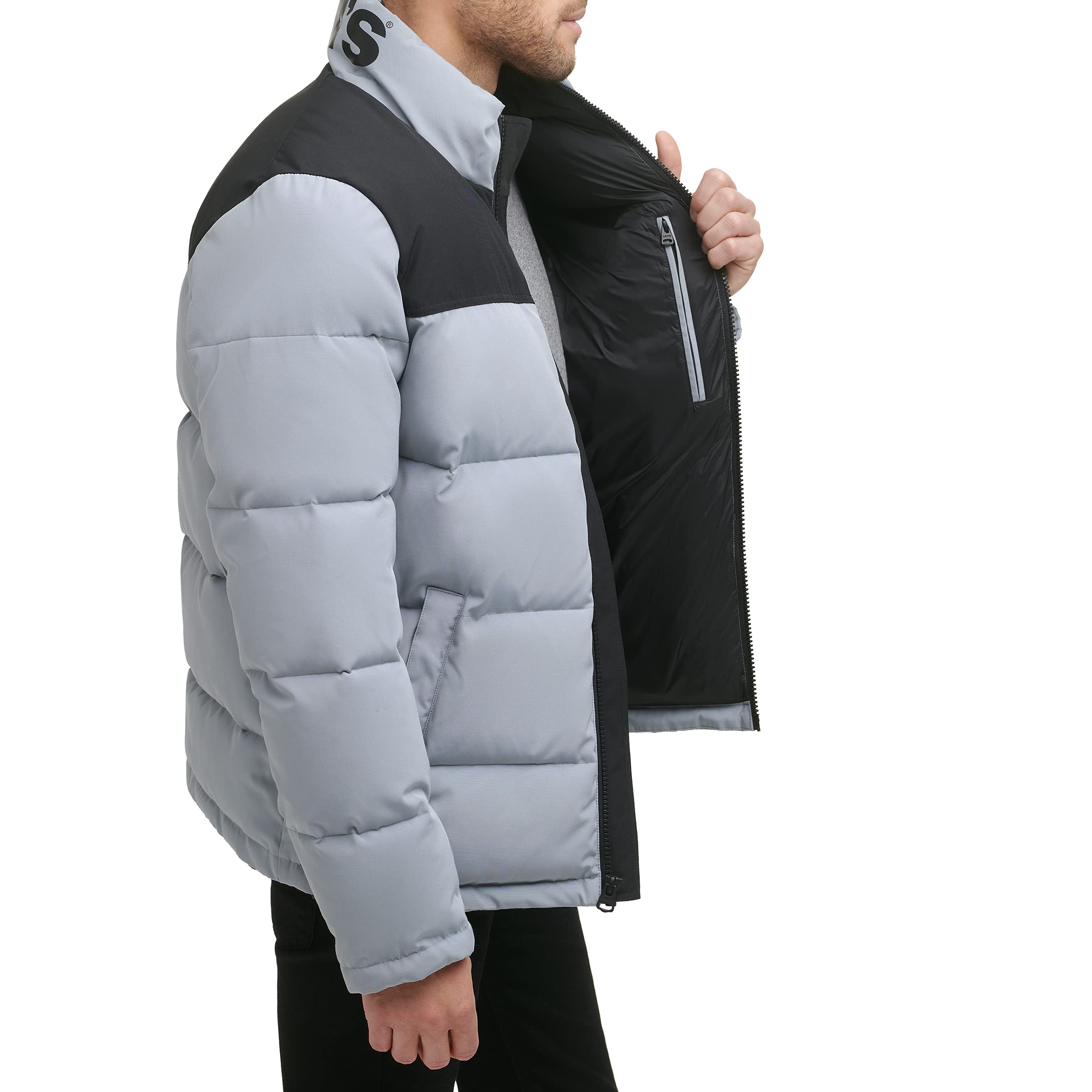 Levi's Men's Arctic Cloth Retro Bubble Puffer Jacket - Warm Winter Coat for Outdoor Activities, Streetwear Fashion & Casual Wear