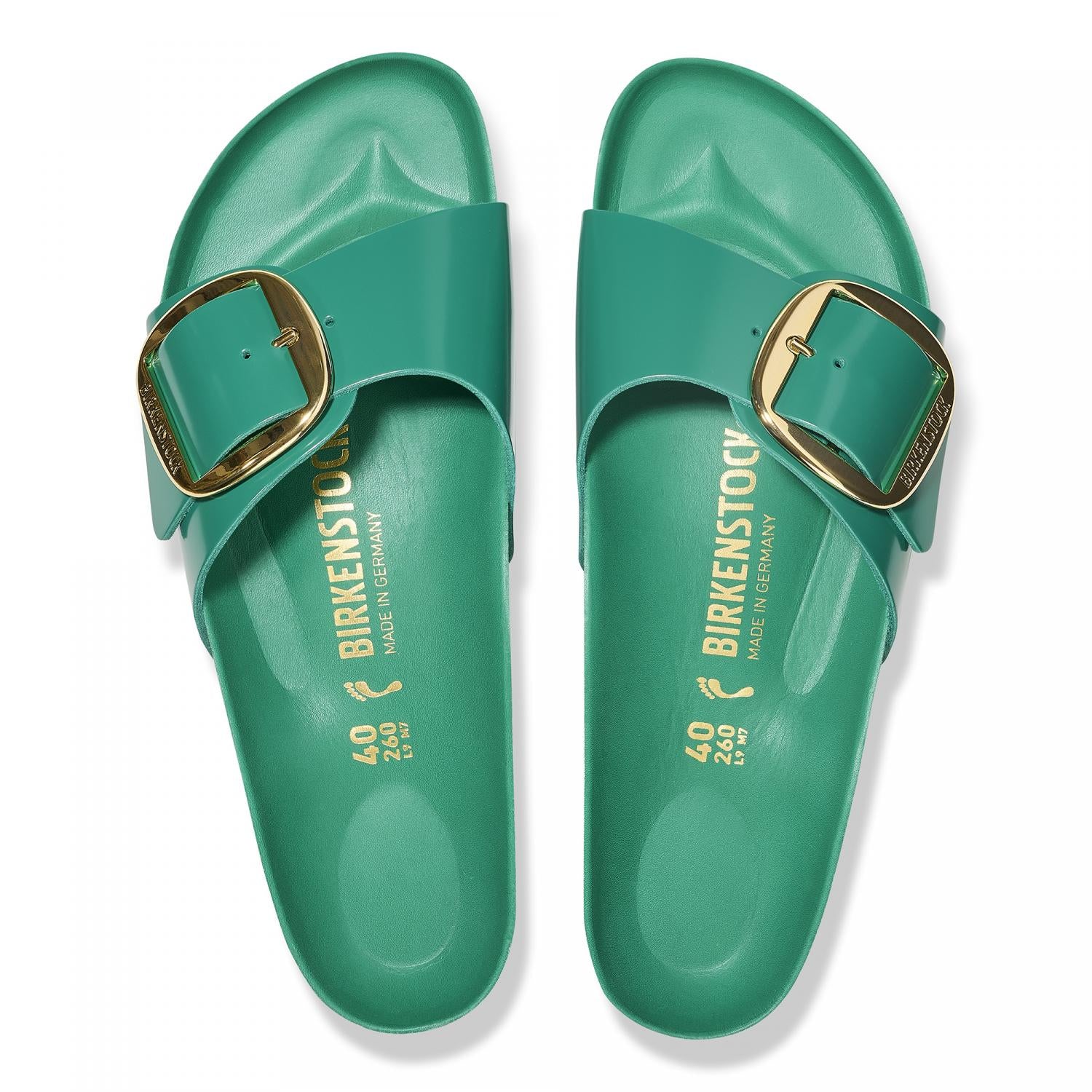 Madrid Big Buckle Sandals for Women - Comfortable Summer Slide Sandals with Adjustable Buckle | Perfect for Beach, Vacation & Casual Outfits