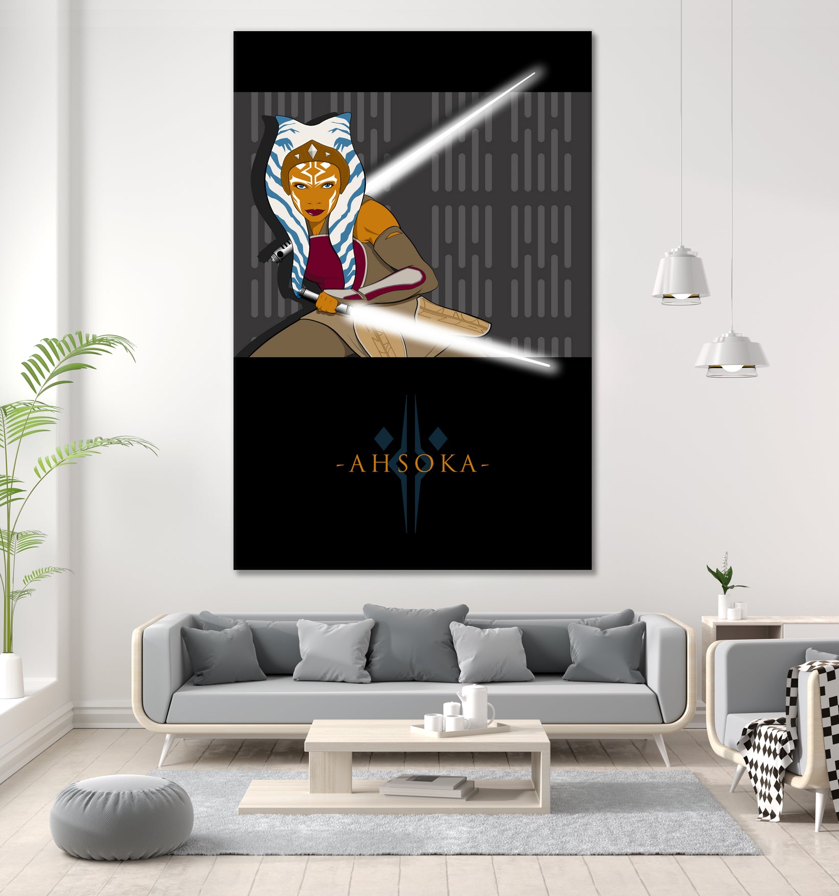 Ahsoka Tano Lightsaber - Premium Star Wars Cosplay Collectible for Fans & Gift Ideas | Perfect for Halloween, Conventions & Display