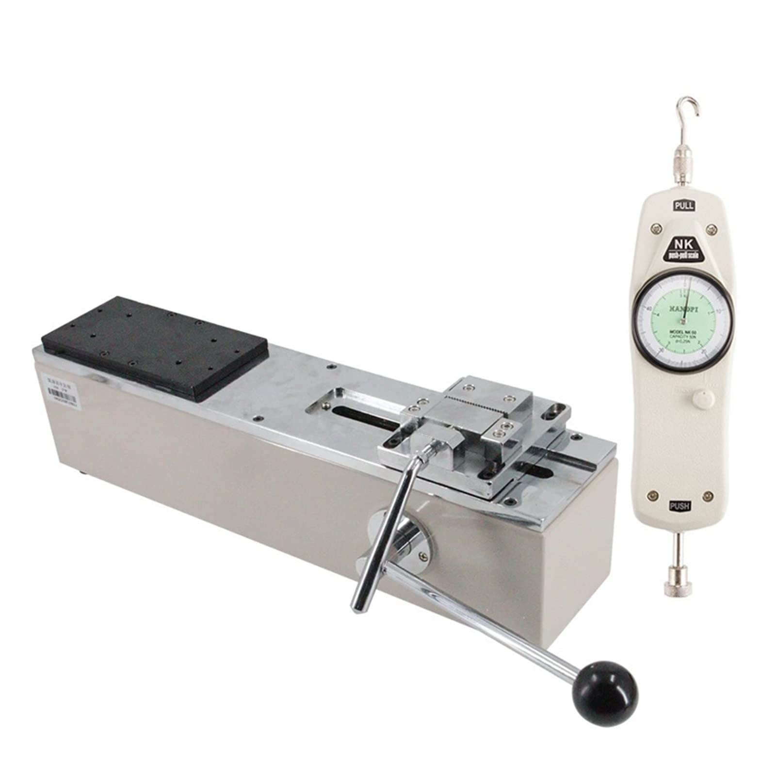 Digital Tension Meter - 1000N Manual Pull Tester with Horizontal Force Gauge & Digital Display for Wire Harness Terminal Testing | Perfect for Automotive, Aerospace and Electrical Equipment Quality Control