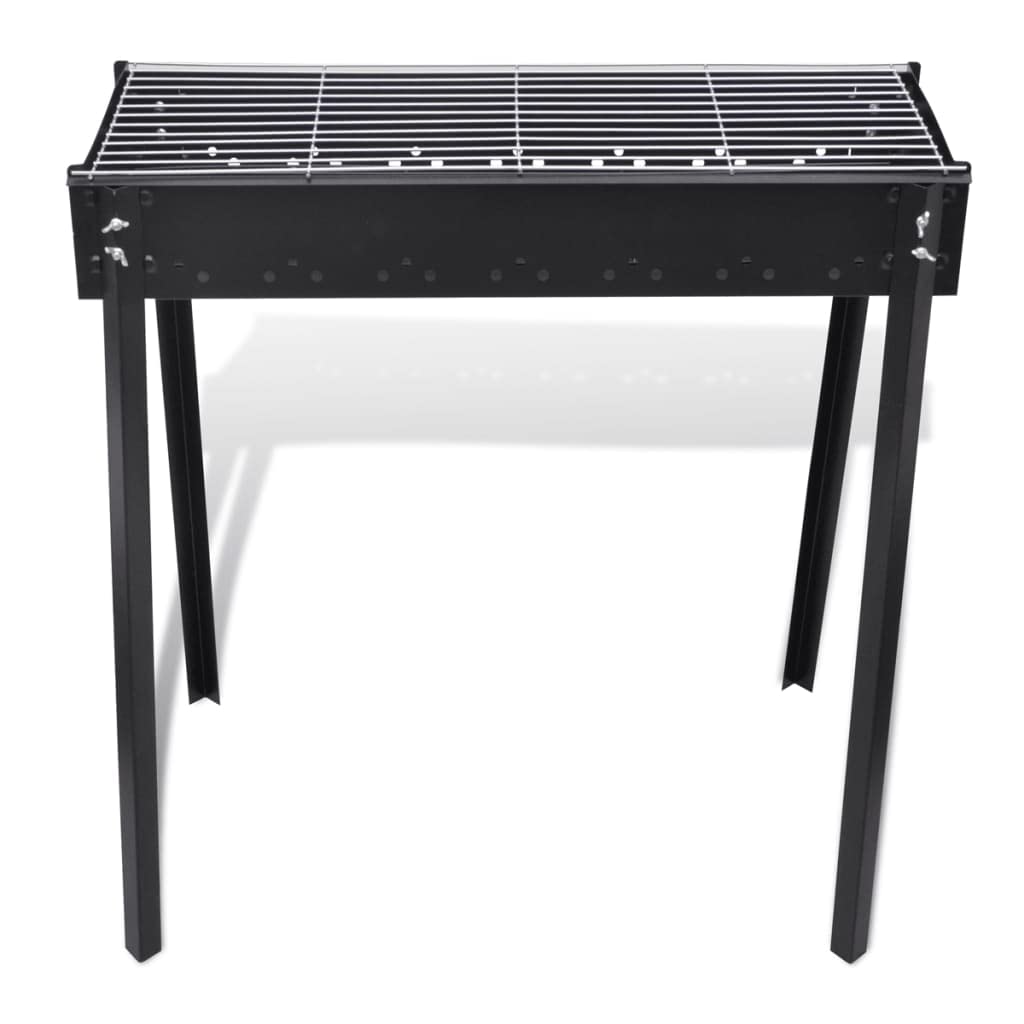 Premium Charcoal BBQ Grill for Outdoor Cooking - vidaXL Portable Smoker Grill for Camping, Picnics, Backyard Parties & Patio Dining - Heavy Duty Charcoal Barbecue for Home, Deck & Tailgating Events