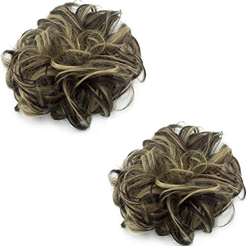 Dark Brown Mix Ash Blonde
