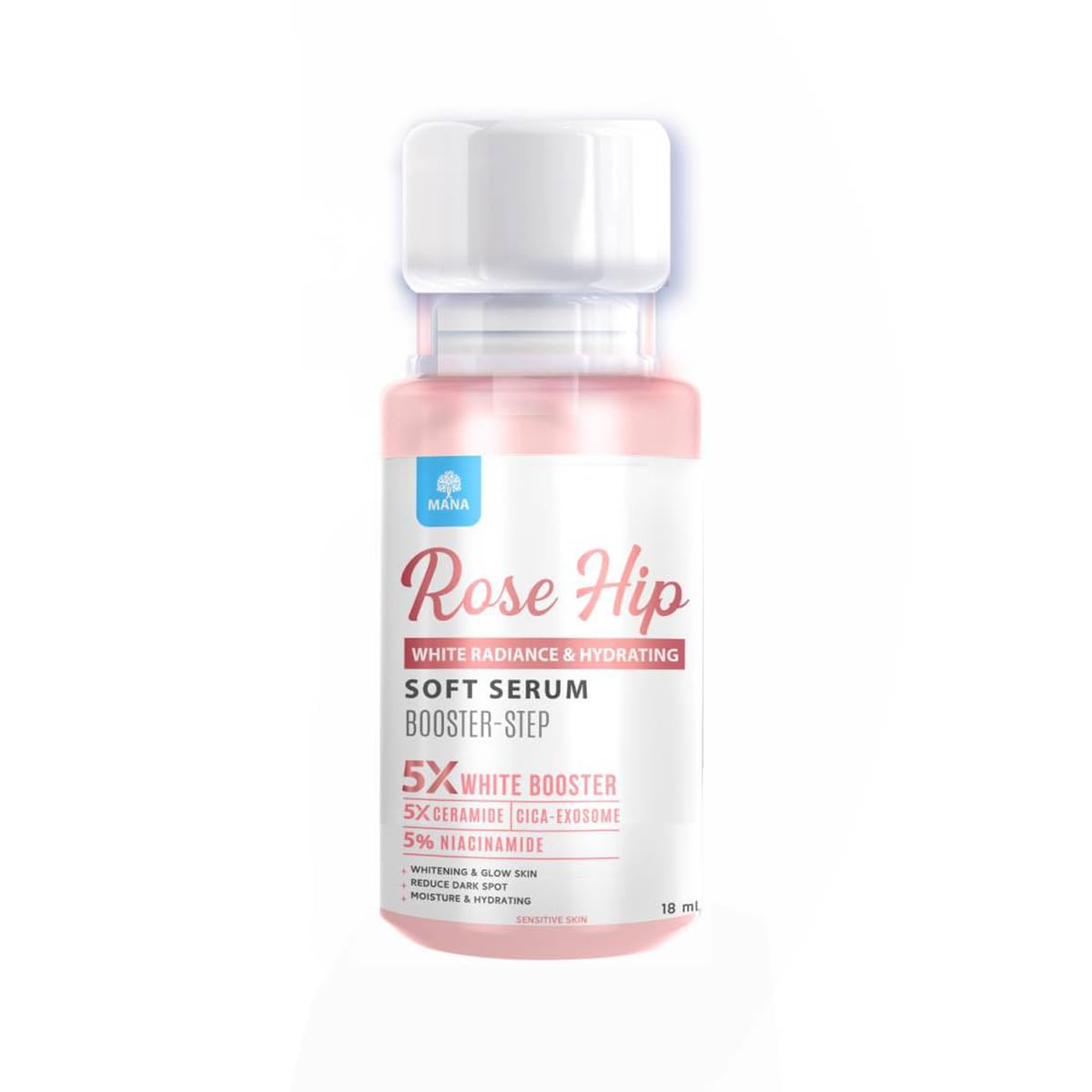 Moisture Nourishing Skin Care Set - 18ml Hydrating Soft Serum (10-Pack) by Thaigiftshop | For Dry & Sensitive Skin | Free Tomato Facial Mask Included | Perfect for Daily Skincare Routine & Travel