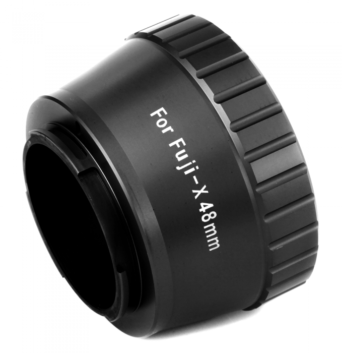 48mm T-Mount Adapter for Fuji FX Cameras - Black | Compatible with Fujifilm X Series for Macro & Telephoto Lenses