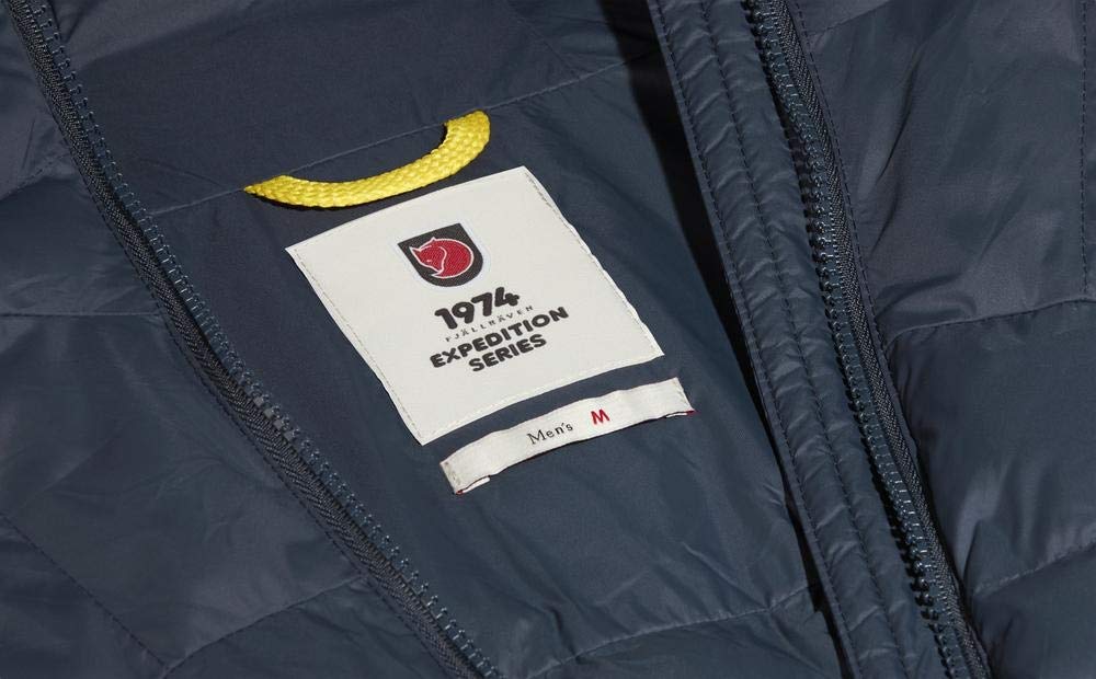 Fjallraven Men's Expedition Lätt Hoodie - Lightweight Water-Resistant Outdoor Jacket for Hiking, Camping & Travel - Perfect for Cold Weather Adventures