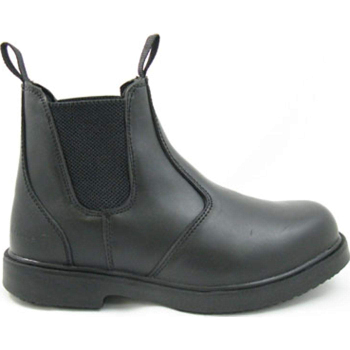 **Men's 7141 Slip-Resistant Pull-On Work Boots - Wide Width for Comfort & Durability - Ideal for Construction, Landscaping & Heavy-Duty Work**