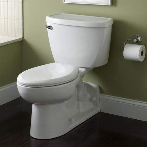 American Standard 4142.016.020 Yorkville Flushometer Toilet Tank Complete with Coupling Components - White (Tank Only) 9.9