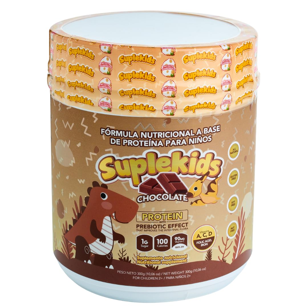 Chocolate Protein Shake Powder for Kids - Healthy Growth & Muscle Development - Weight Gain Support - Perfect for Breakfast, After-School Snacks & Sports Nutrition