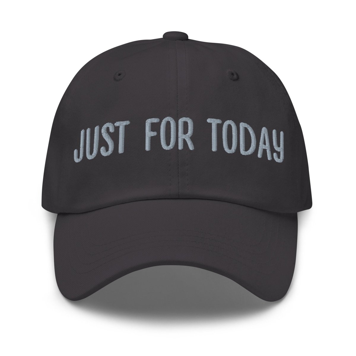 Just For Today Embroidered Dad Hat - Adjustable Cotton Baseball Cap for Men & Women - Perfect for Outdoor Activities, Sports, and Casual Wear