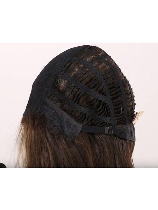 Angelica Gradient Colors Synthetic Wig with Basic Cap - Soft & Natural Look for Cosplay, Halloween, and Daily Wear