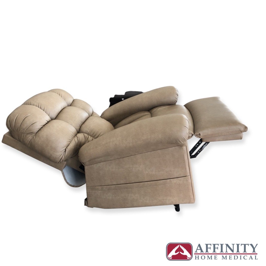 Cloud PR 515 MaxiComfort Lift Chair with Twilight Luxury Fabric - Saddle Brisa - Perfect for Elderly Comfort, Home Theater, and Living Room Relaxation
