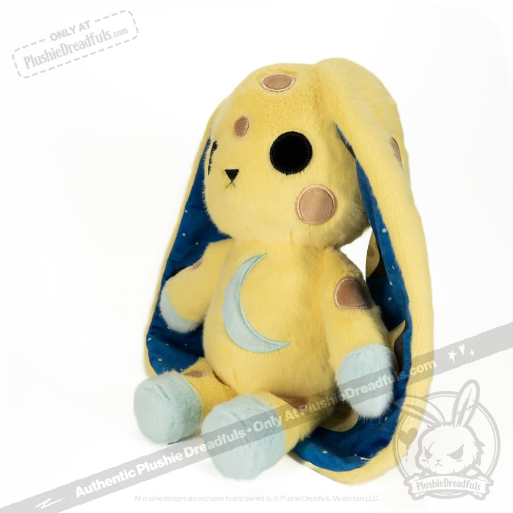 Plushie Dreadfuls Full Moon Bunny Stuffed Animal - Soft Cuddly Plush Toy for Kids, Gifts & Halloween Decor