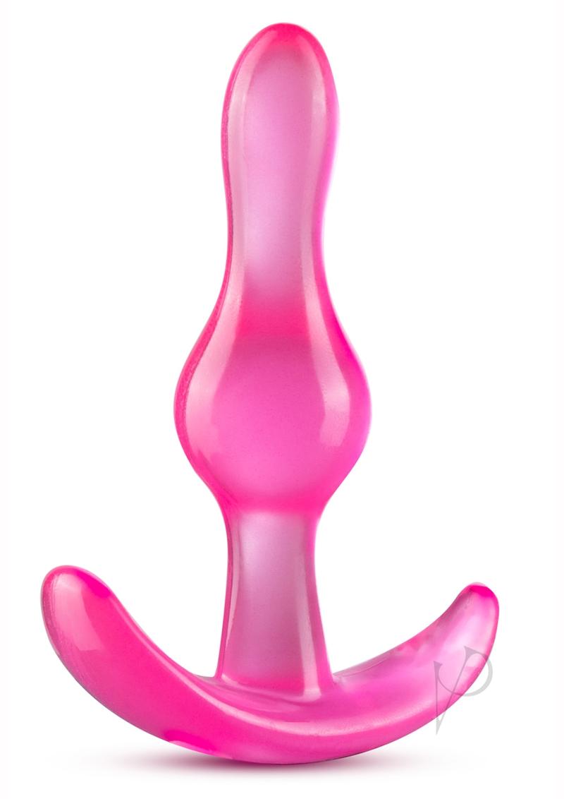 B Yours Curvy Butt Plug - Pink Silicone Anal Plug for Women & Men | Comfortable Beginner to Advanced Adult Toy for Solo Play & Couples Intimacy