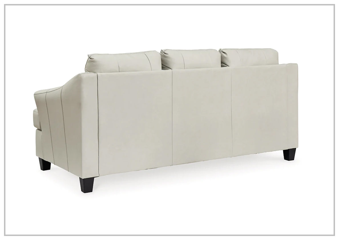 Gio Italia Geneva 3-Seater Queen Size Leather Sofa Bed - Convertible Sleeper Sofa for Living Room, Guest Room & Small Spaces