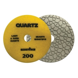 5-Piece Weha Quartz Polishing Pad Set for Stone Countertops - Wet/Dry Use for Granite, Marble, Quartz & Concrete Surfaces - Perfect for Countertop Restoration & DIY Home Improvement Projects
