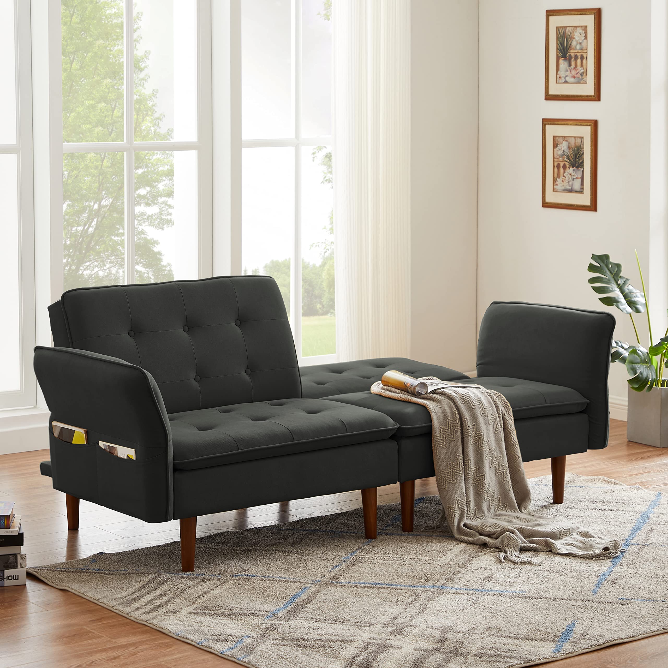 Convertible Folding Futon Sofa Bed - 74