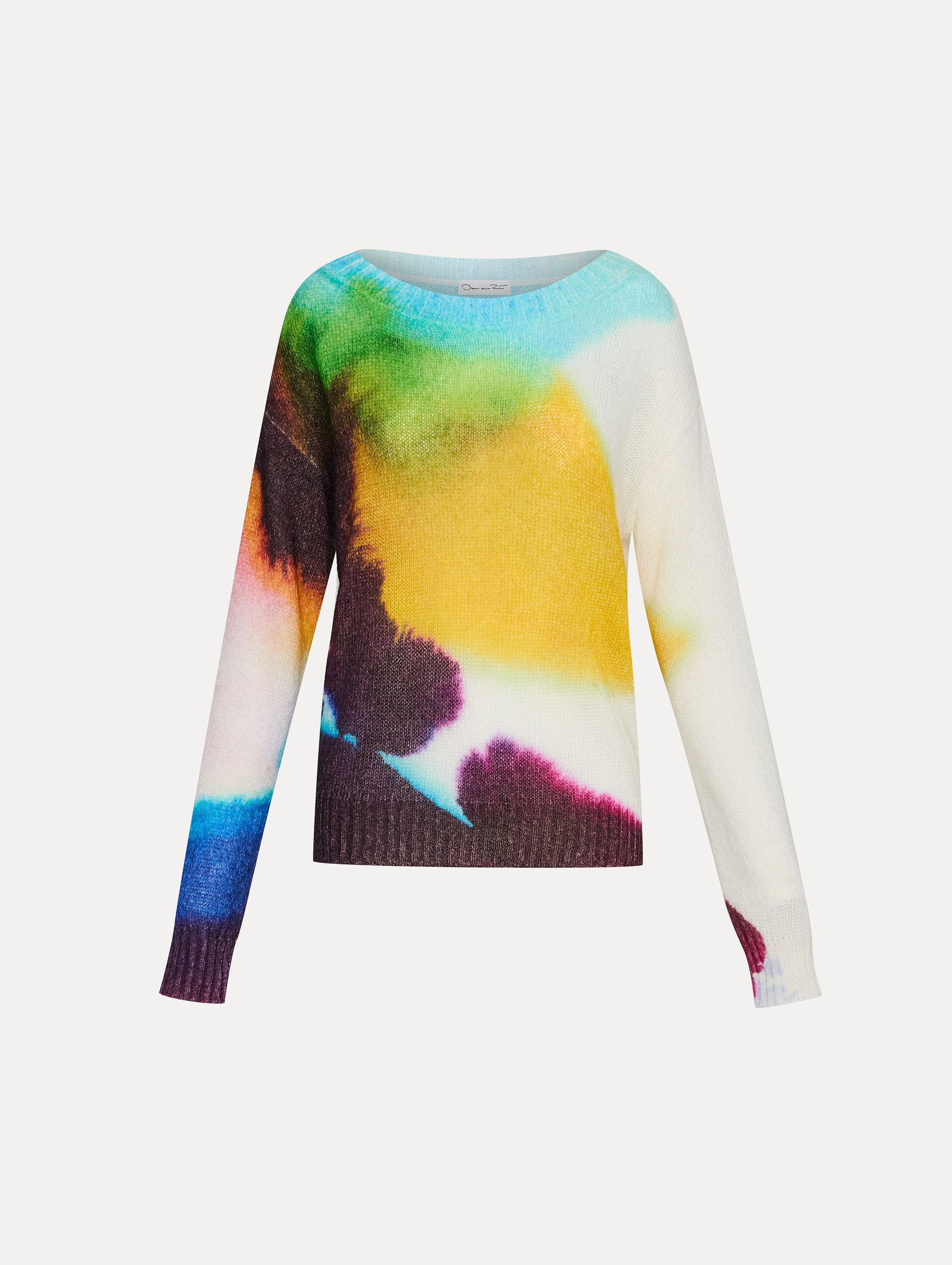 Abstract Watercolor Print Pullover Sweatshirt - Soft & Stylish Women's Hoodie for Casual Wear, Loungewear & Street Fashion