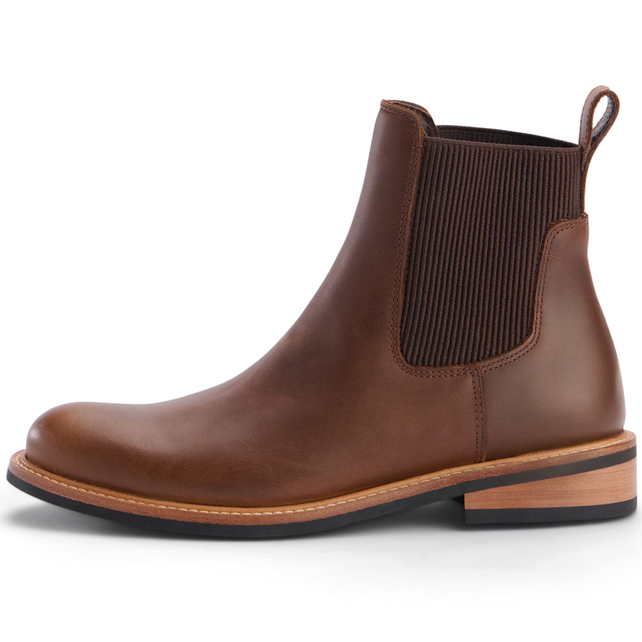 Nisolo Carmen Chelsea Boots for Women - Slip On Leather Ankle Booties | Comfortable Winter & Fall Fashion Boots | Perfect for Office, Dating & Casual Outfits