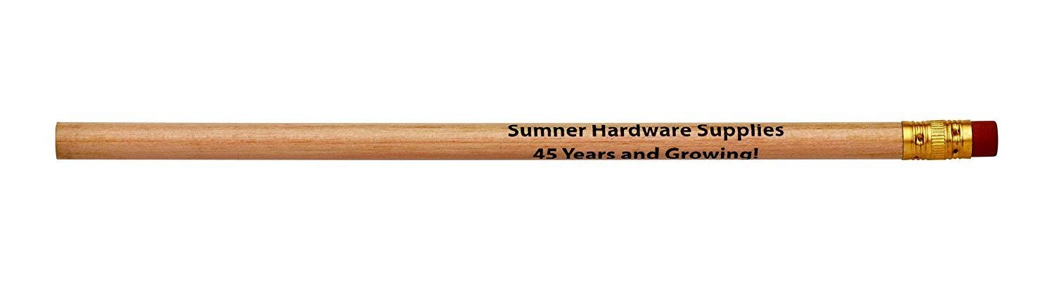 Custom Printed Round Pencils - Personalized Promotional Pencils (500 Count) - Perfect for Corporate Gifts, School Supplies & Marketing Giveaways