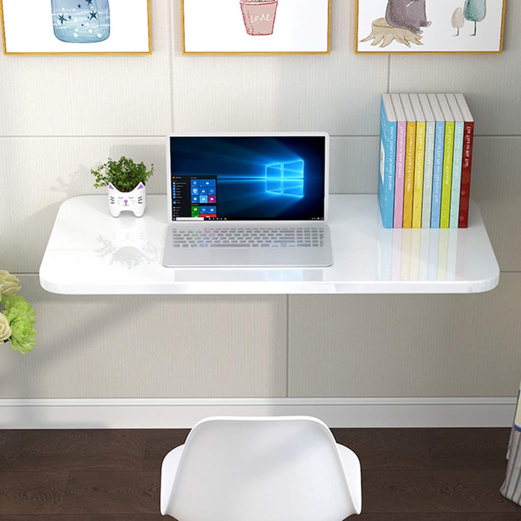 Folding Wall-Mounted Drop-Leaf Table - Heavy Duty Cold Rolled Steel Bracket for Kitchen, Dining, Office & Workspace | Space-Saving Wall Desk for Small Apartments, Dorms & Home Offices
