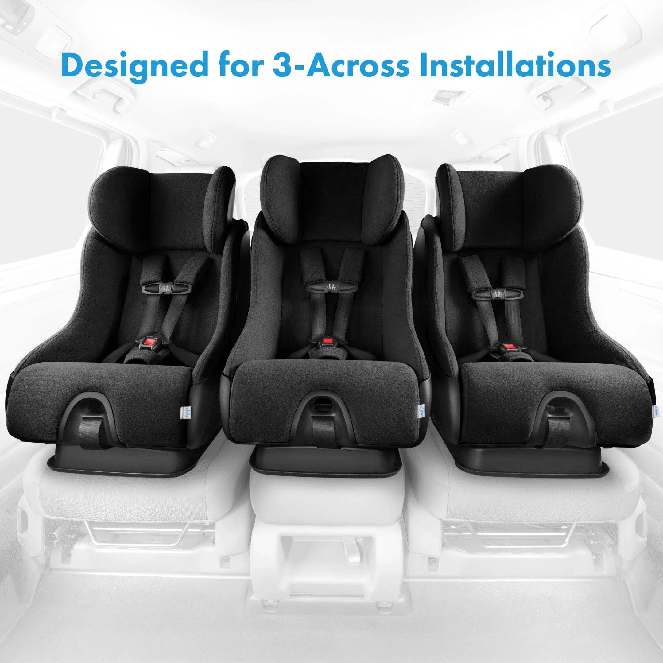 Clek Fllo Convertible Car Seat - Flame Retardant Free, Latte Ziip Design | Safe & Comfortable for Toddlers & Kids | Perfect for Family Travel & Daily Commutes