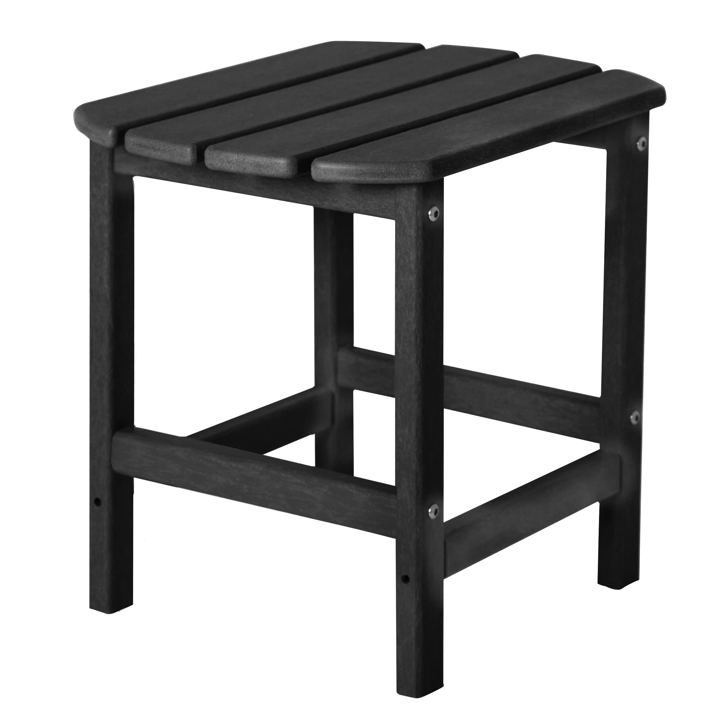 Weather-Resistant HDPE Adirondack Side Table for Patio & Outdoor Use