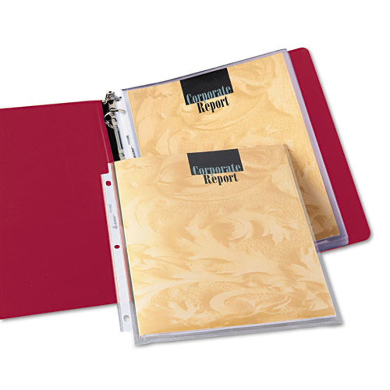 25-Pack Heavyweight Top Load Sheet Protectors - Letter Size, High Capacity, Clear Plastic for Documents & Presentations | Ideal for Office, School & Home Organization