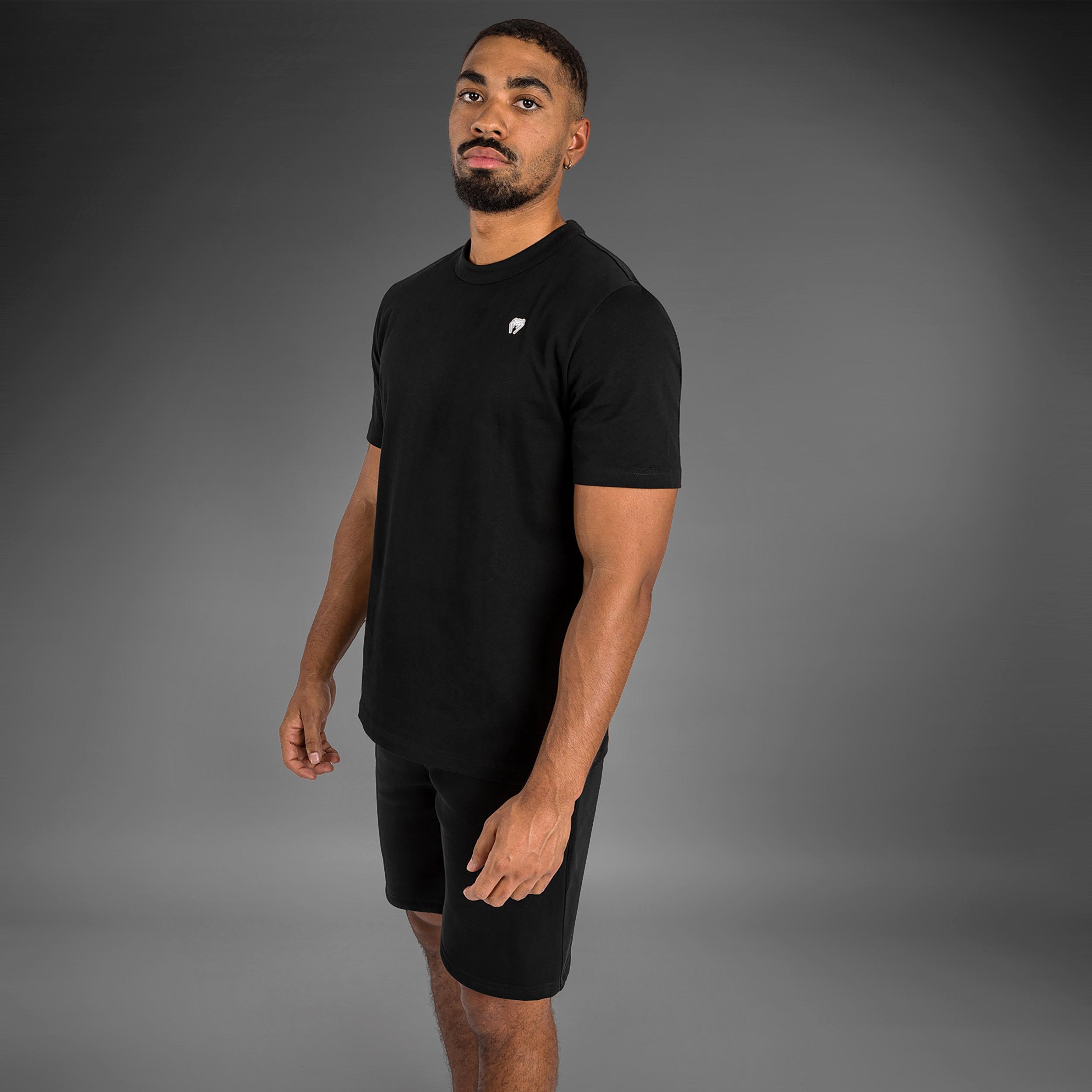 Venum Silent Power T-Shirt for Men - Black MMA & Training Shirt - Lightweight & Breathable for Gym, Workouts & Martial Arts