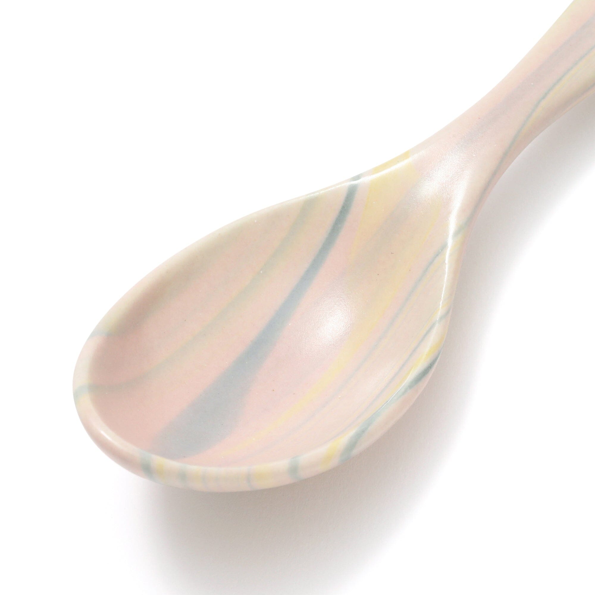 Premium Pink Marble Spoon - Elegant & Durable Kitchen Utensil for Cooking, Serving & Home Decor
