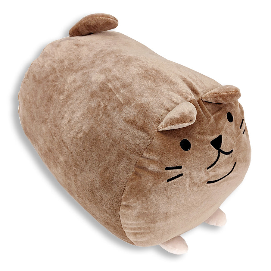Soft & Cozy Squishy Polyester Cat Snuggle Pillow - Pickles The Cat Design | Perfect for Cuddling, Napping & Stress Relief for Cat Lovers